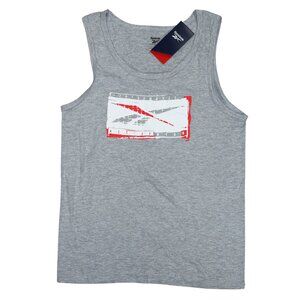 Reebok Graphic Print Multi-Sport Athletic Men's Tank Top NWT Gray
